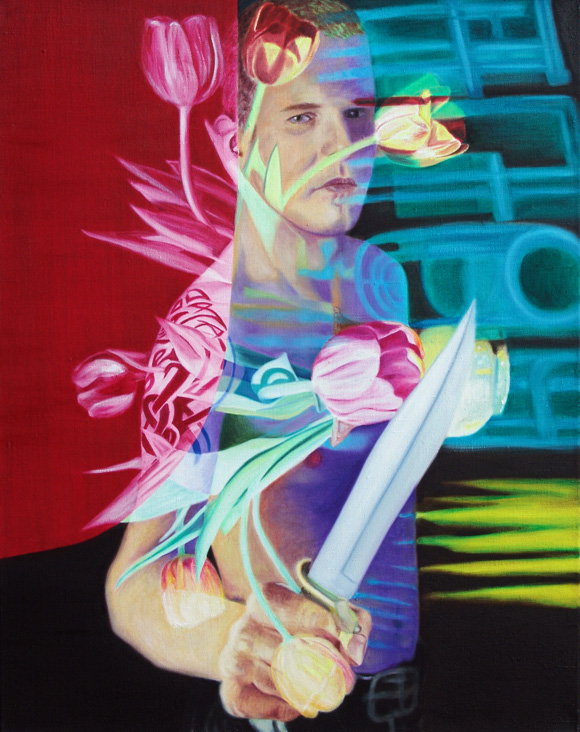 Martin von Ostrowski: Romeo, 1996, Öl auf Leinwand, 105 x 85 cm